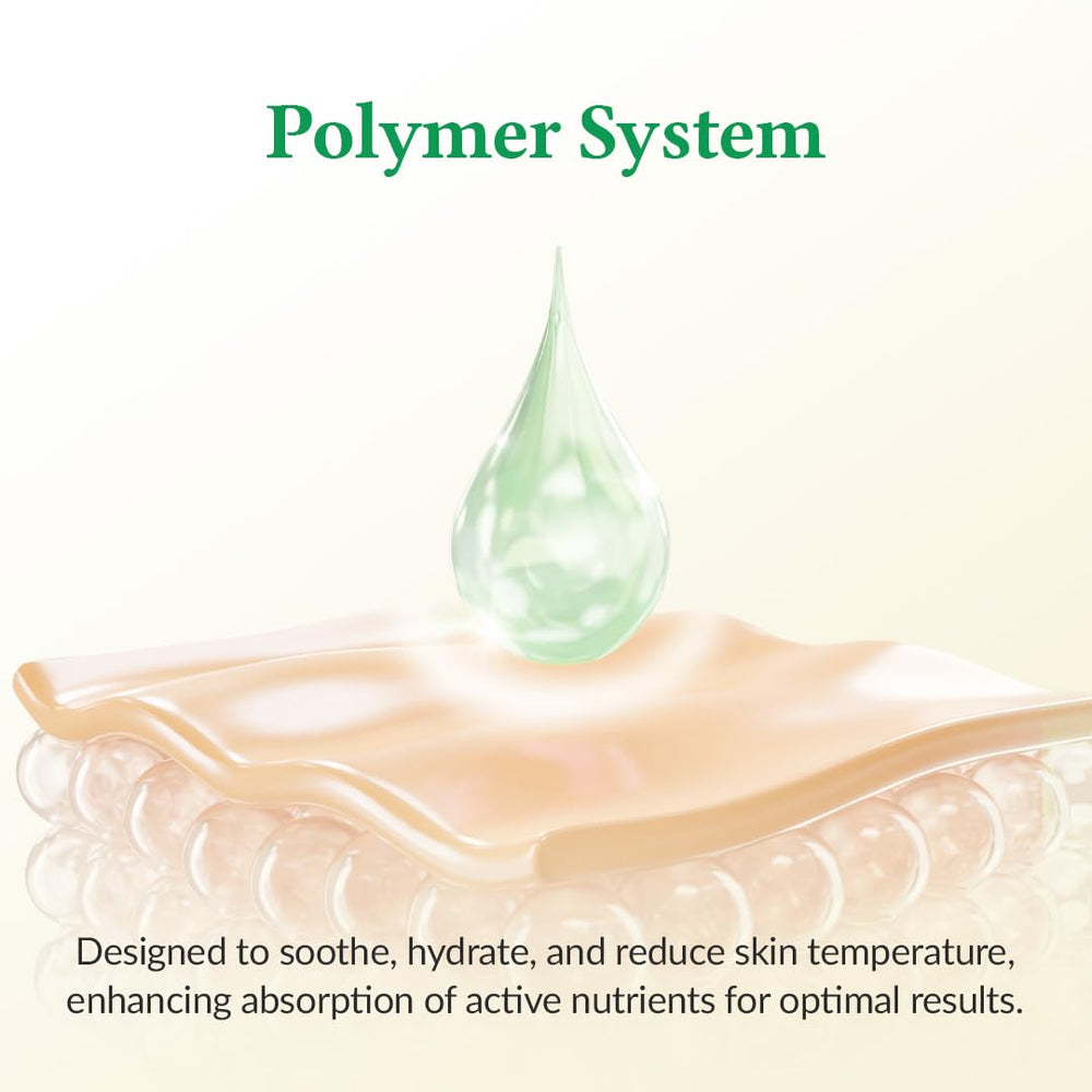 Dr.Althea mask in use demonstrates a cooling, soothing facial sensation.