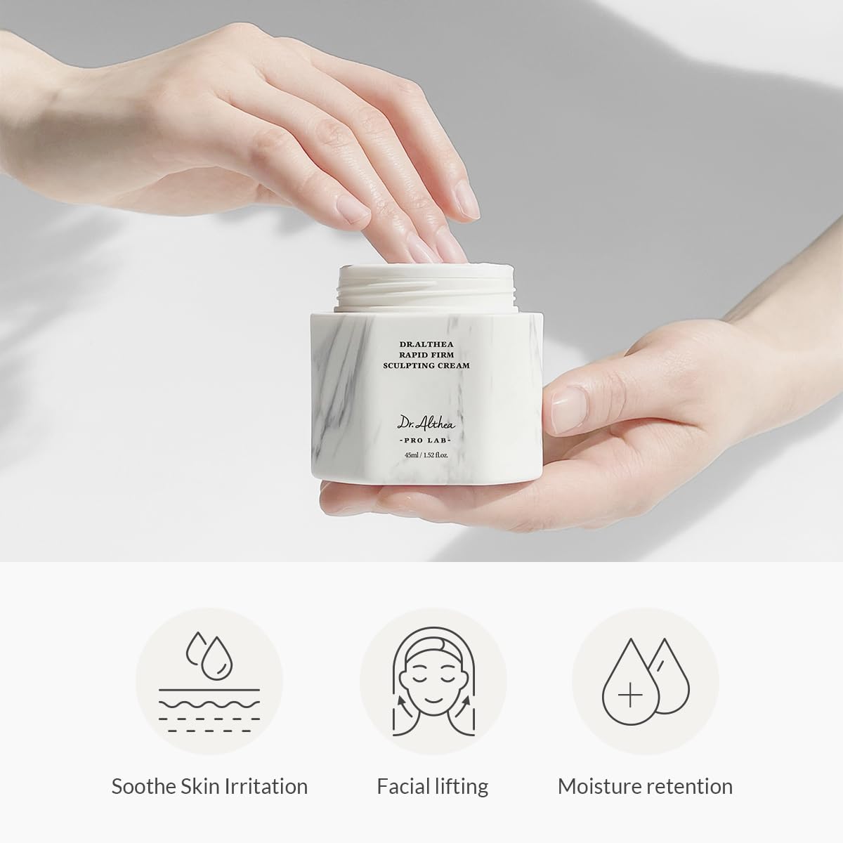After-application scene displaying daily glow with the cream.