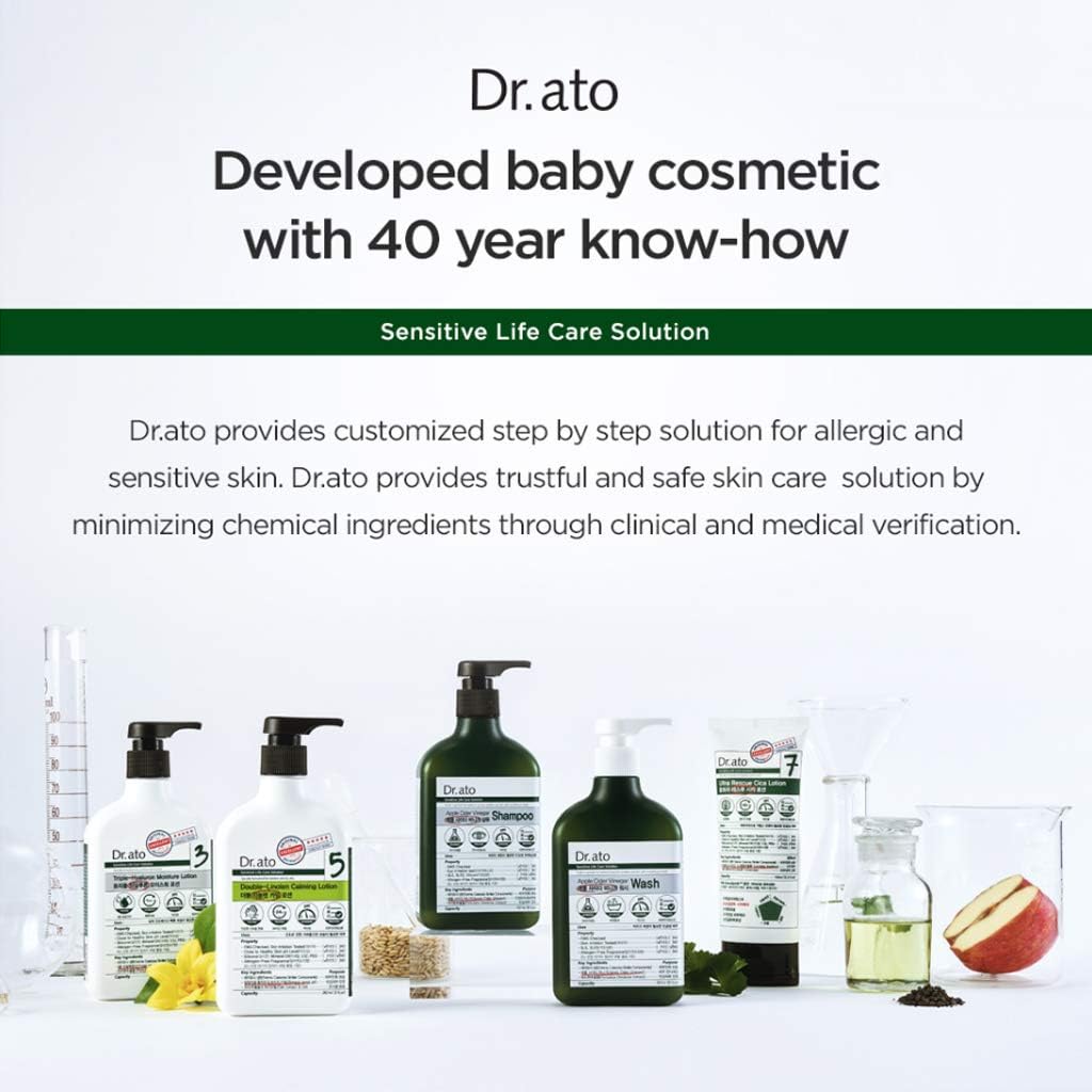 Dr. ato Apple Cider Vinegar Body Wash supports family bath time