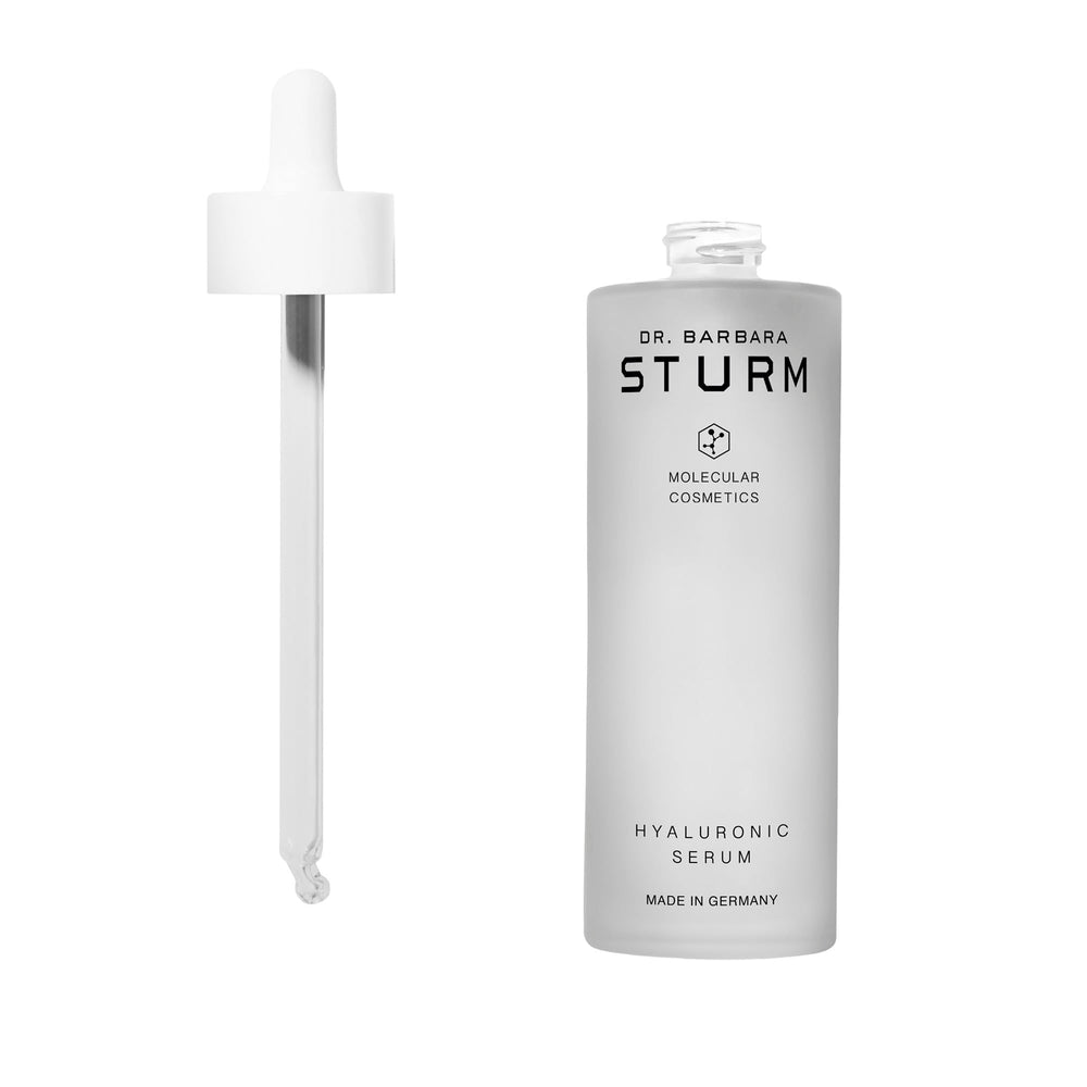 Dr. Barbara Sturm Hyaluronic Serum bottle shown for deep hydration