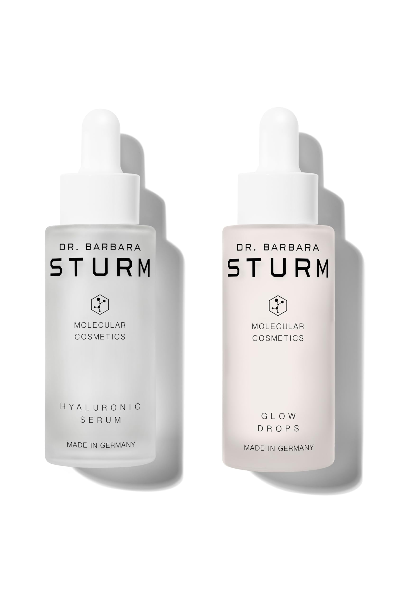 Dr. Barbara Sturm Glow Drops application for revived natural radiance.