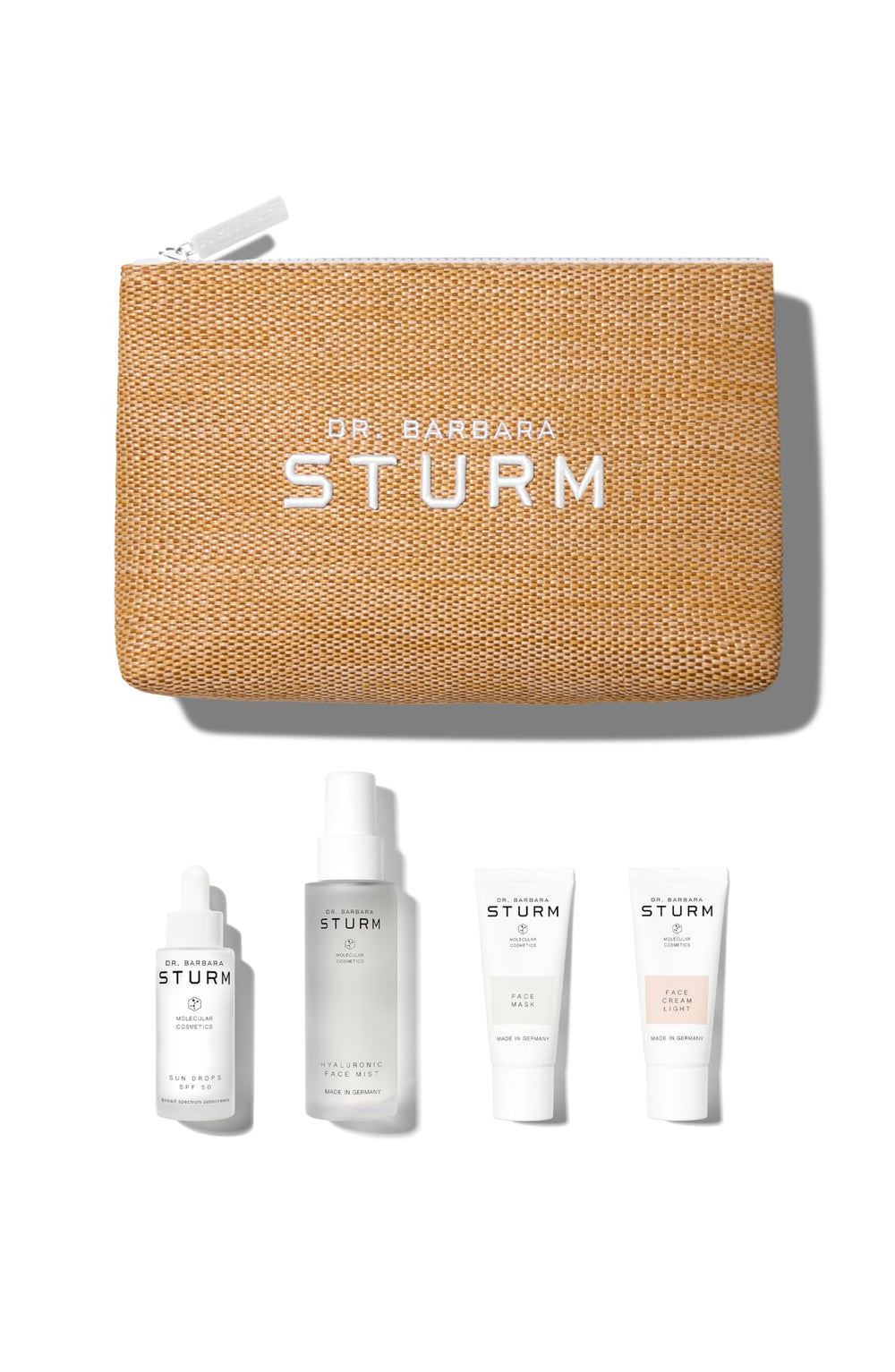 Dr. Barbara Sturm Sun Drops SPF50 shields skin with broad spectrum protection and light, undetectable finish.