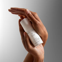 Dr. Barbara Sturm Dual Serum applied to the face showing quick absorption.