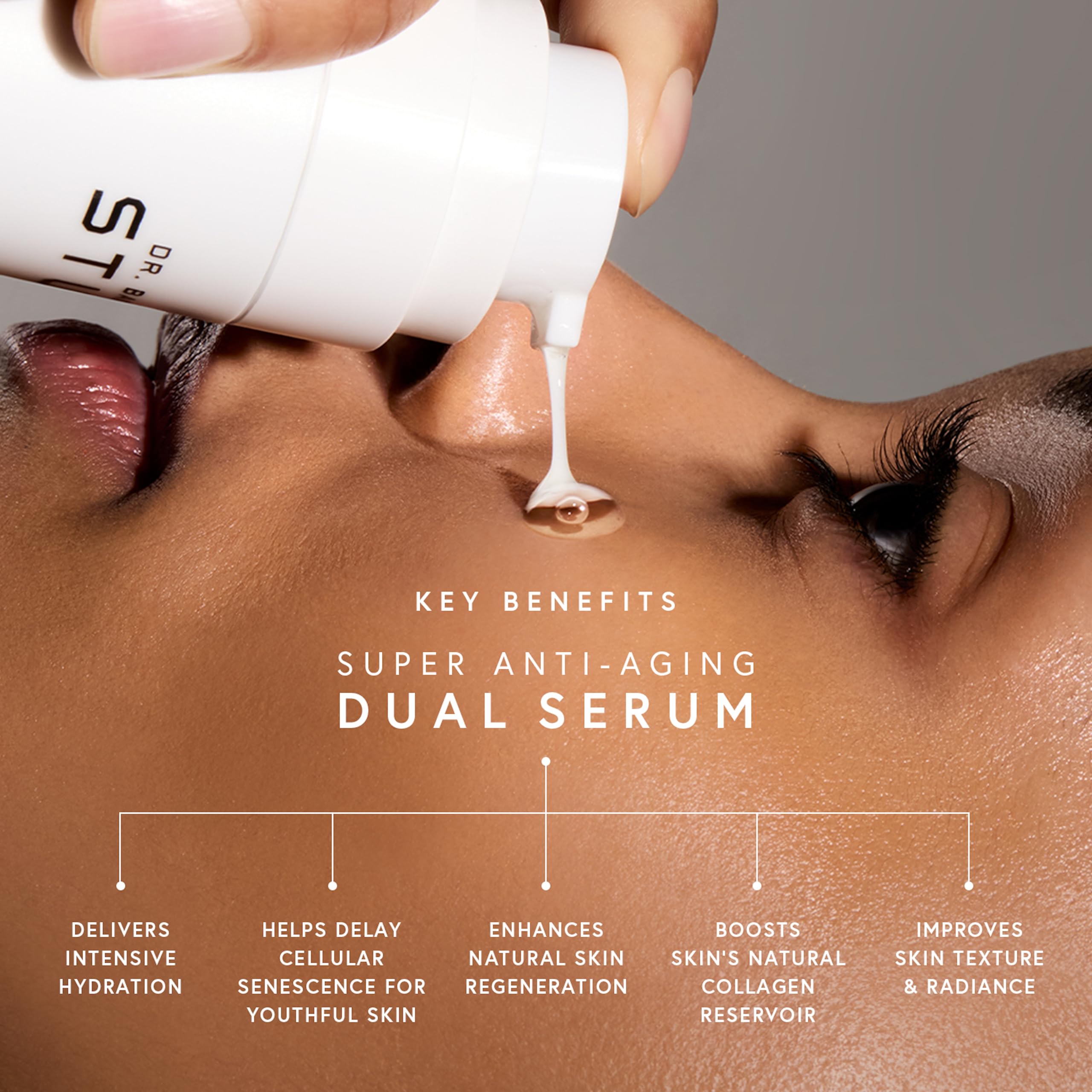 Dr. Barbara Sturm serum ingredients emphasize ceramides and peptides for skin health.