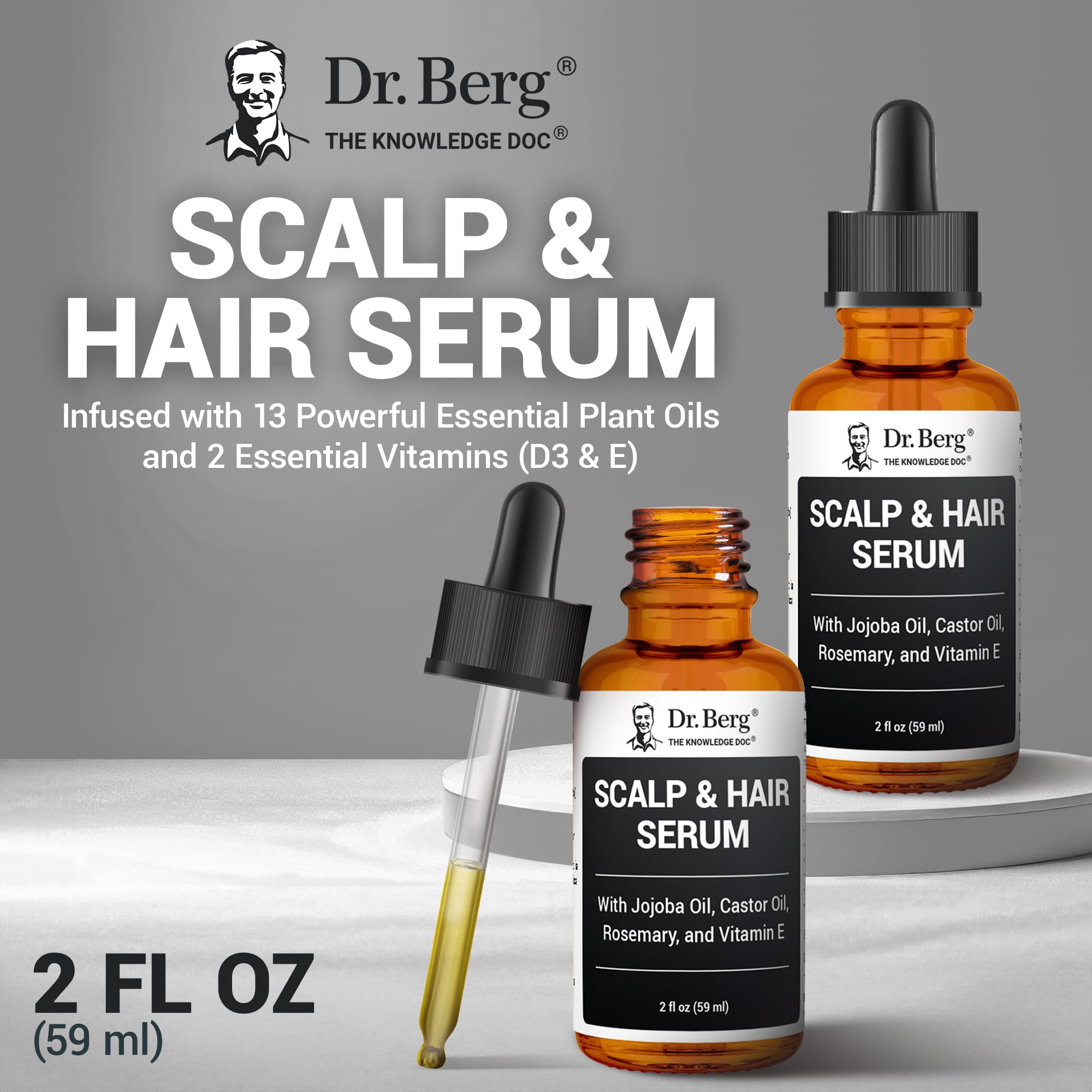 Dr. Berg jojoba oil ingredient supports balanced scalp hydration.