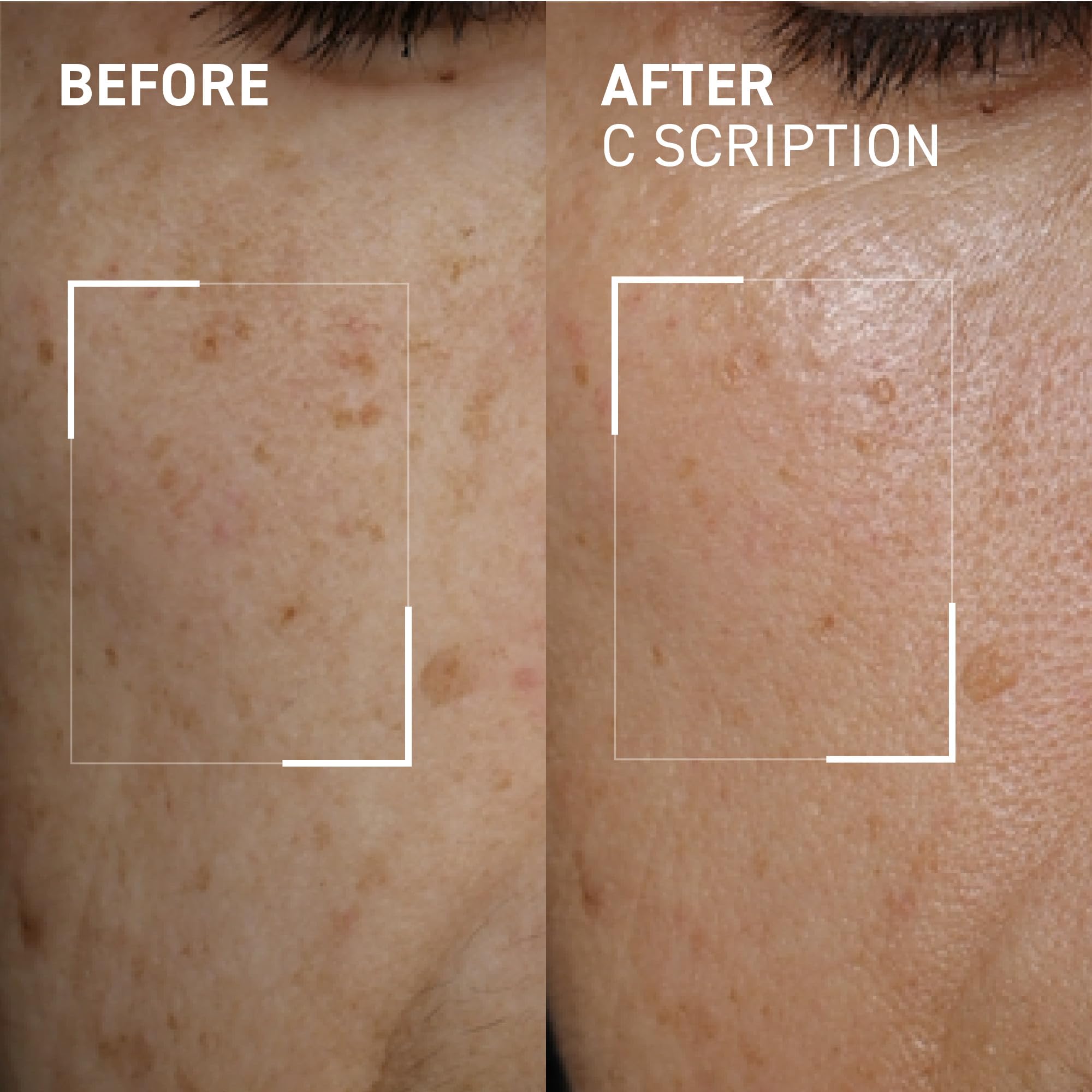 Closeup of serum texture from Dr. Brandt Bright This Way C Scription showing fast absorption.