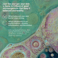 Dr. Brandt Clean Biotic cleanser being applied rinsed off to remove sunscreen and oil