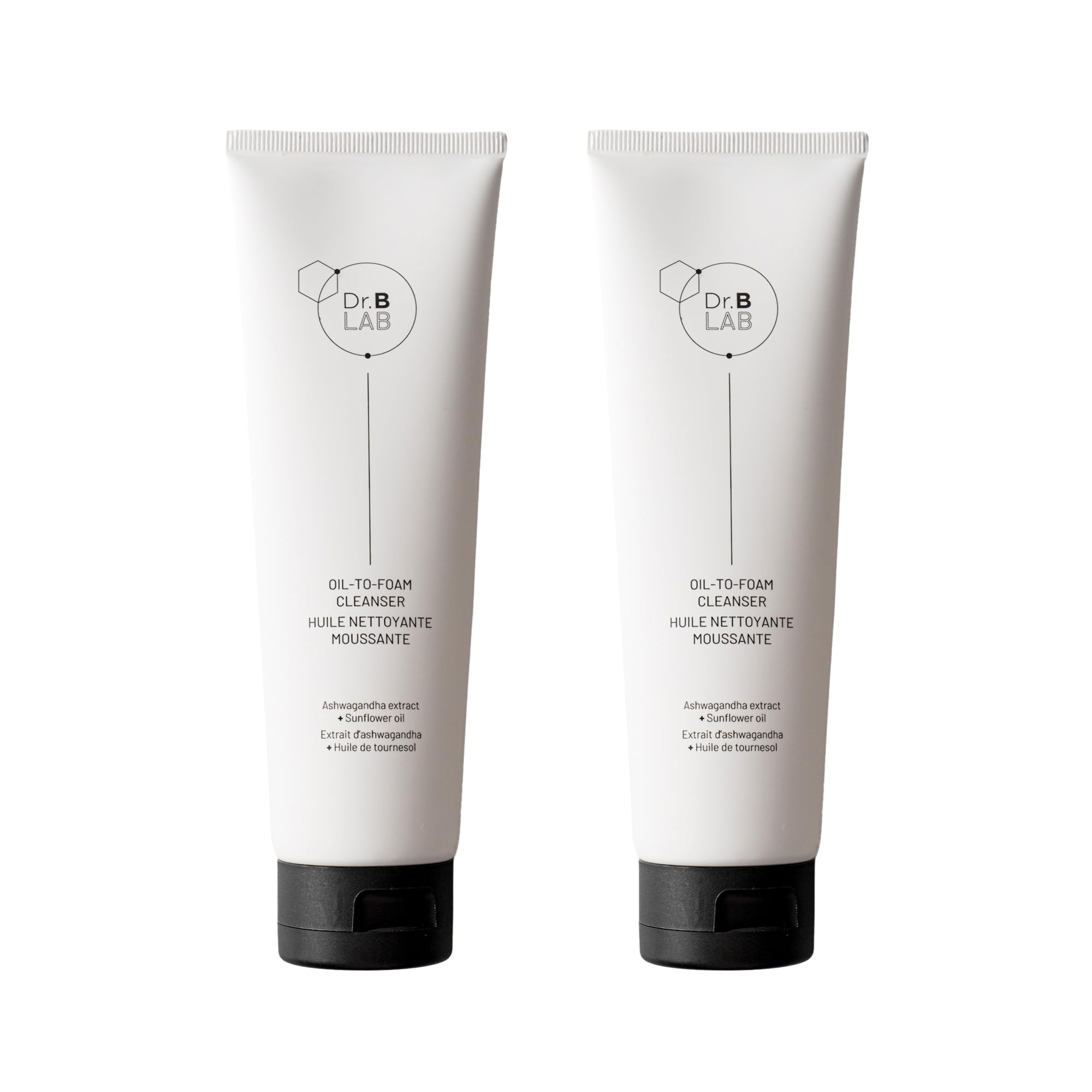 Dr. Brandt Dr. B Lab oil-to-foam cleanser bottle for gentle, hydrating cleansing and makeup removal