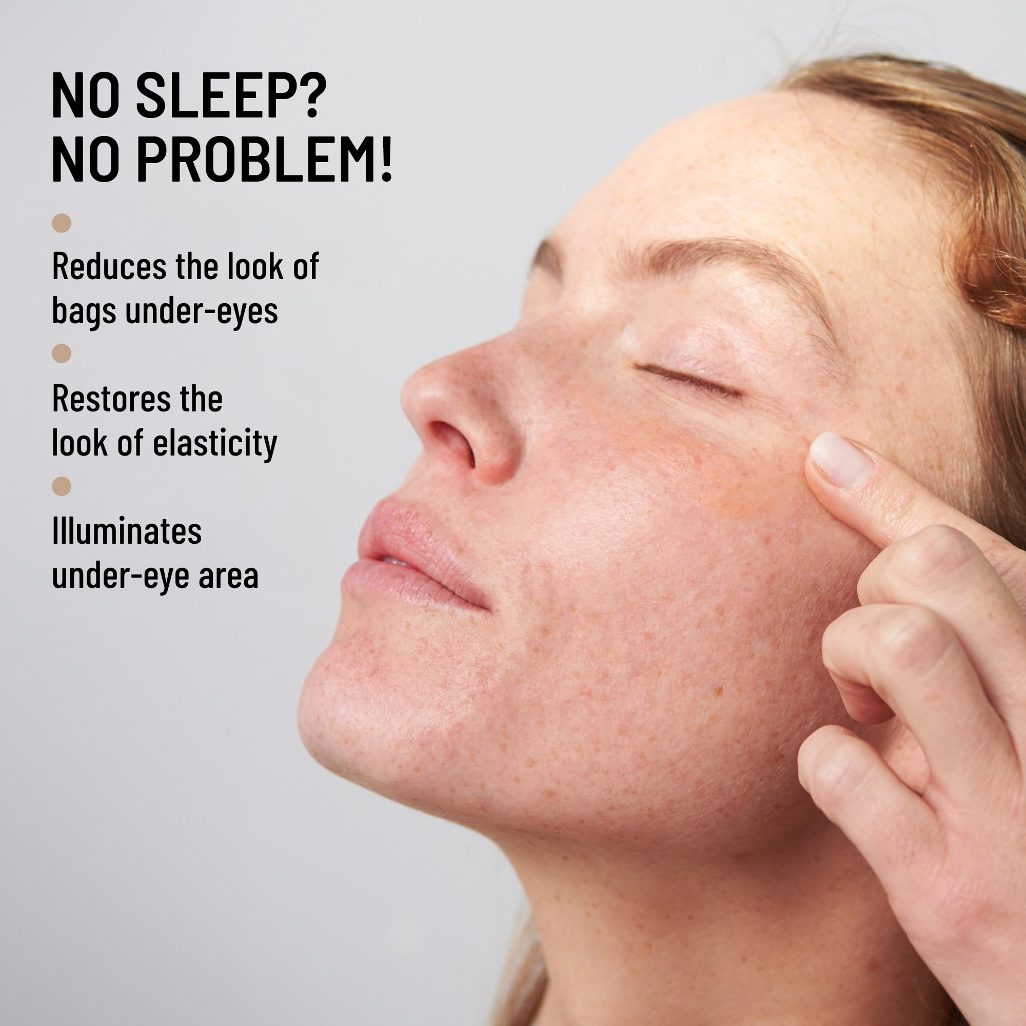 Fast-drying finish lets you continue with your routine.