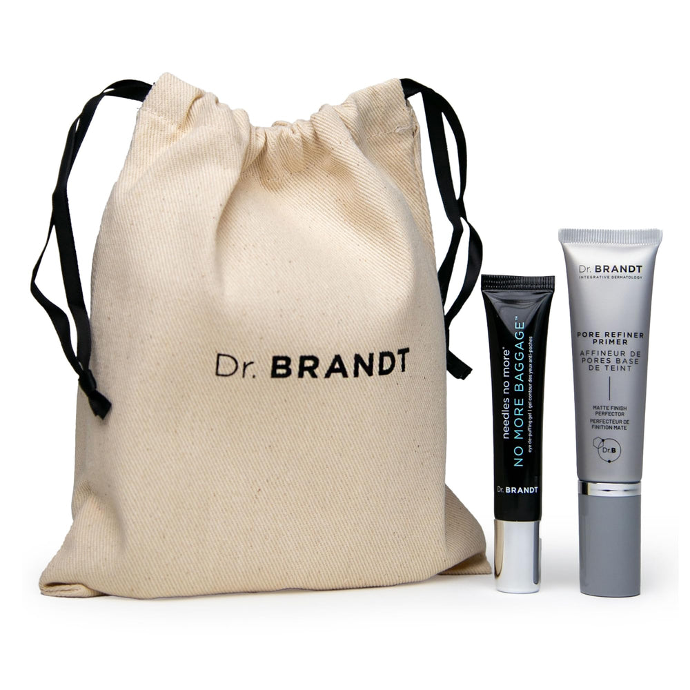 Dr Brandt No More Baggage eye gel refreshes and smooths the under-eye area