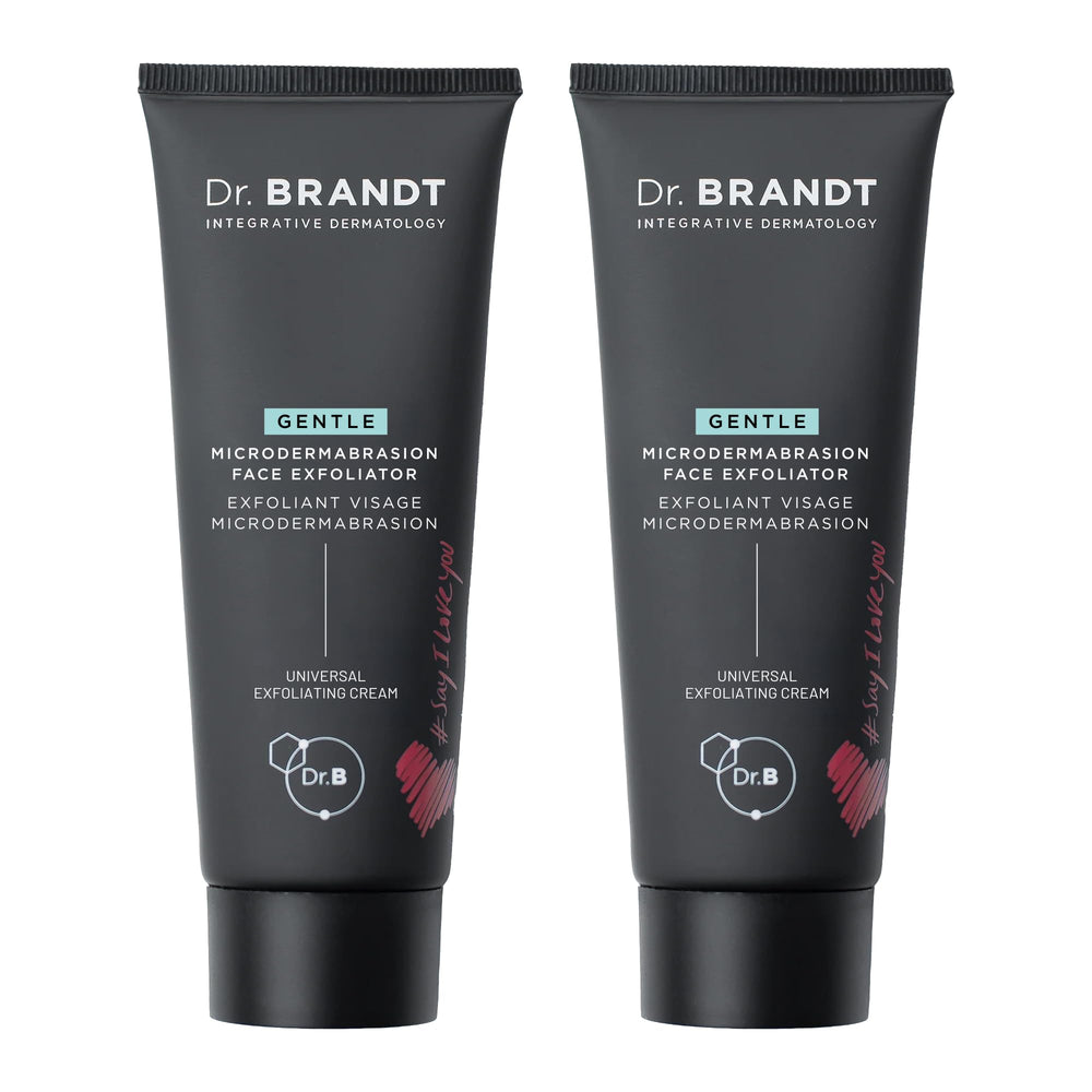 Dr Brandt Microdermabrasion Exfoliator bottle close-up for smoother skin