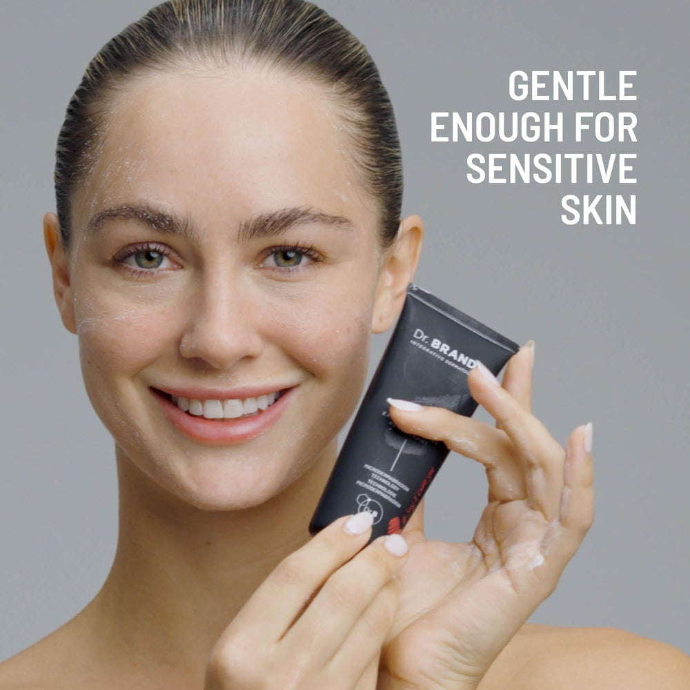 Creamy formula on skin ready for renewal