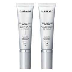 Dr. Brandt Skincare Pores No More Primer bottle shows pore-refining formula.
