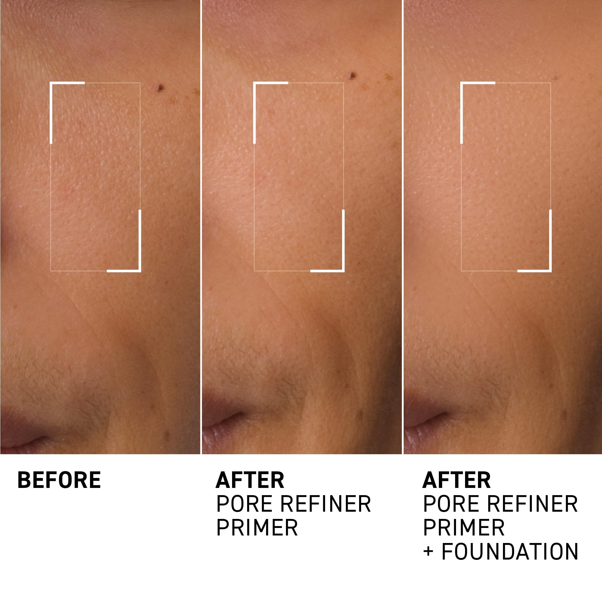 Close-up of the primer texture delivering oil absorption for shine control.