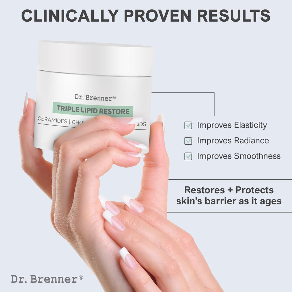 Dr. Brenner Triple Lipid Restore ingredients highlight ceramides and fatty acids