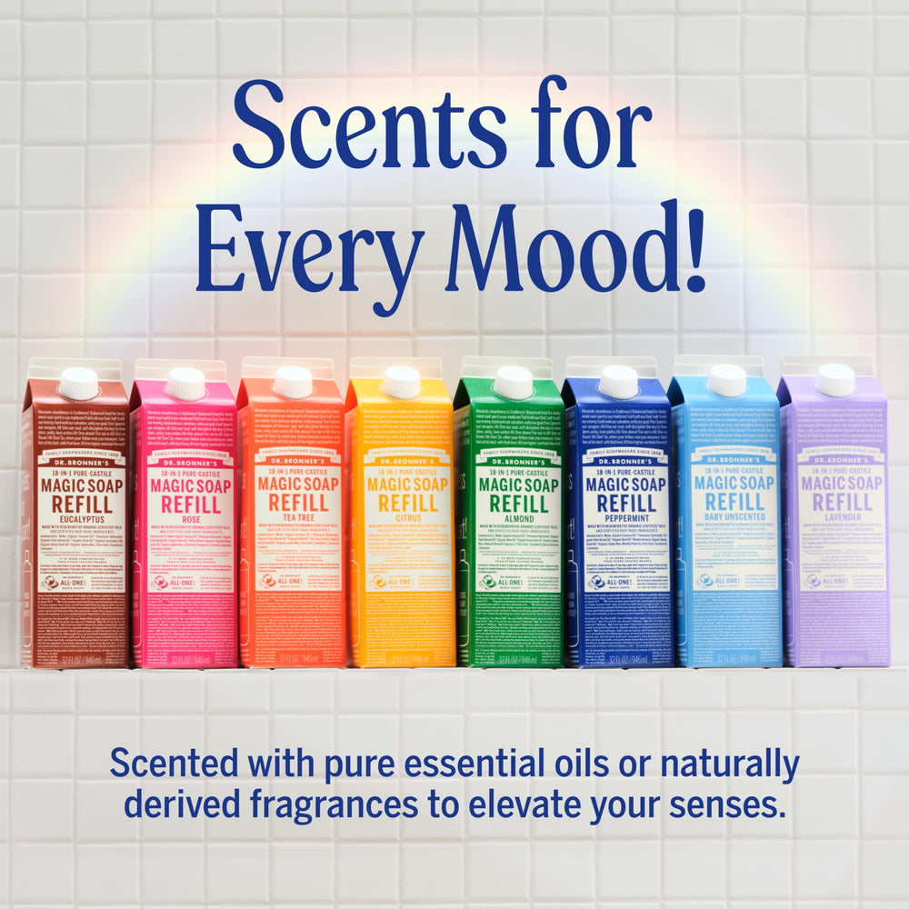 Dr. Bronner's Pure-Castile uses no thickeners or synthetic additives.
