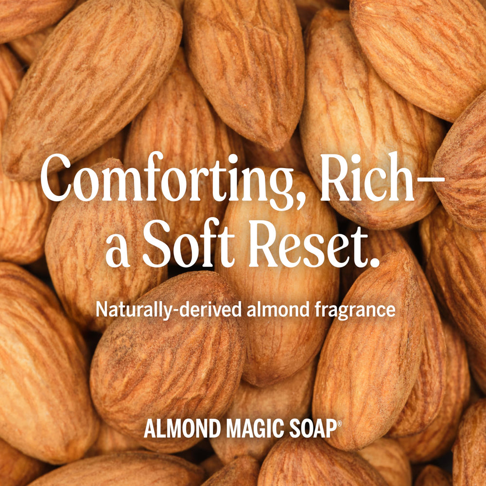 Dr. Bronner's almond castile soap for dishes and brushes when diluted.