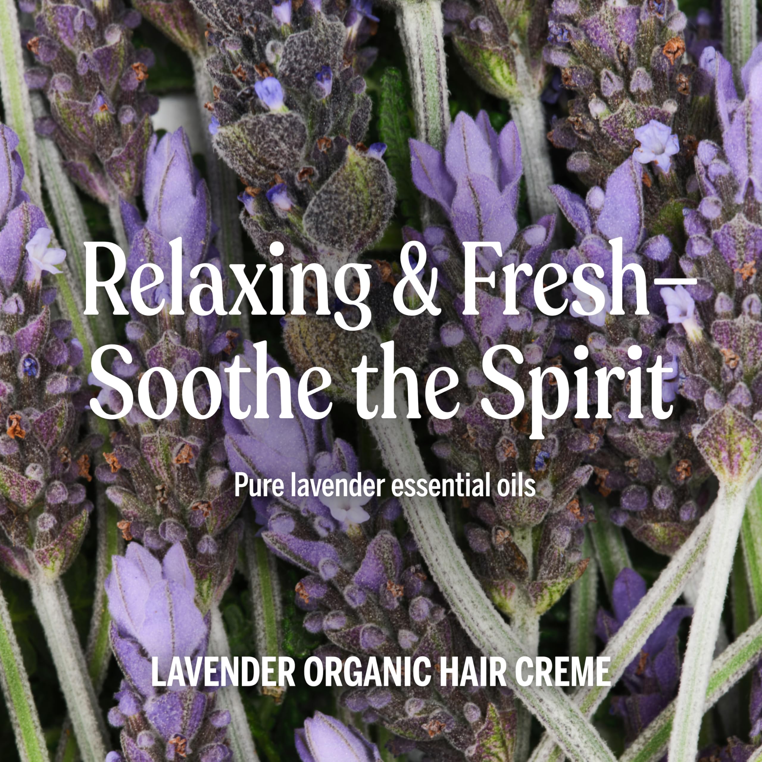 Lightly styled dry hair with Dr. Bronner's hair creme finish