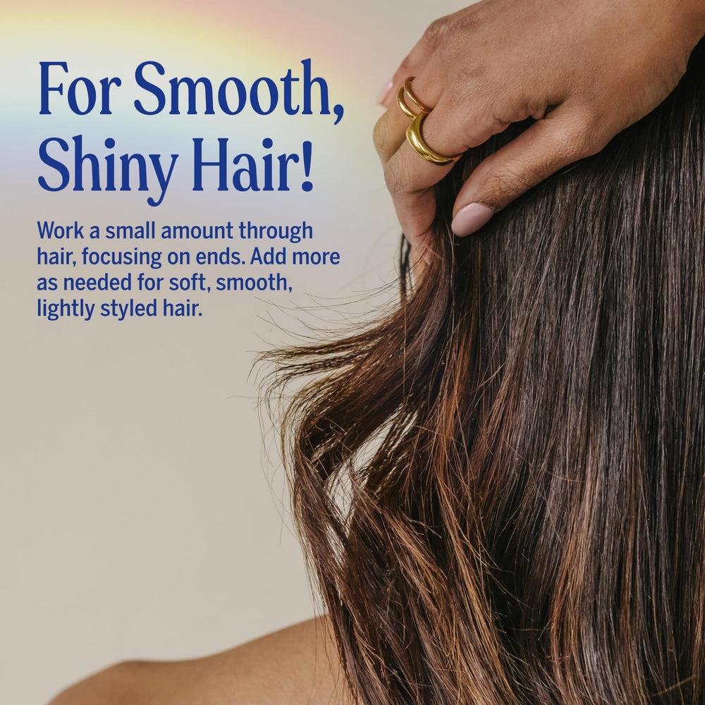 Bottle highlights jojoba and hemp oils in Dr. Bronner's Hair Creme