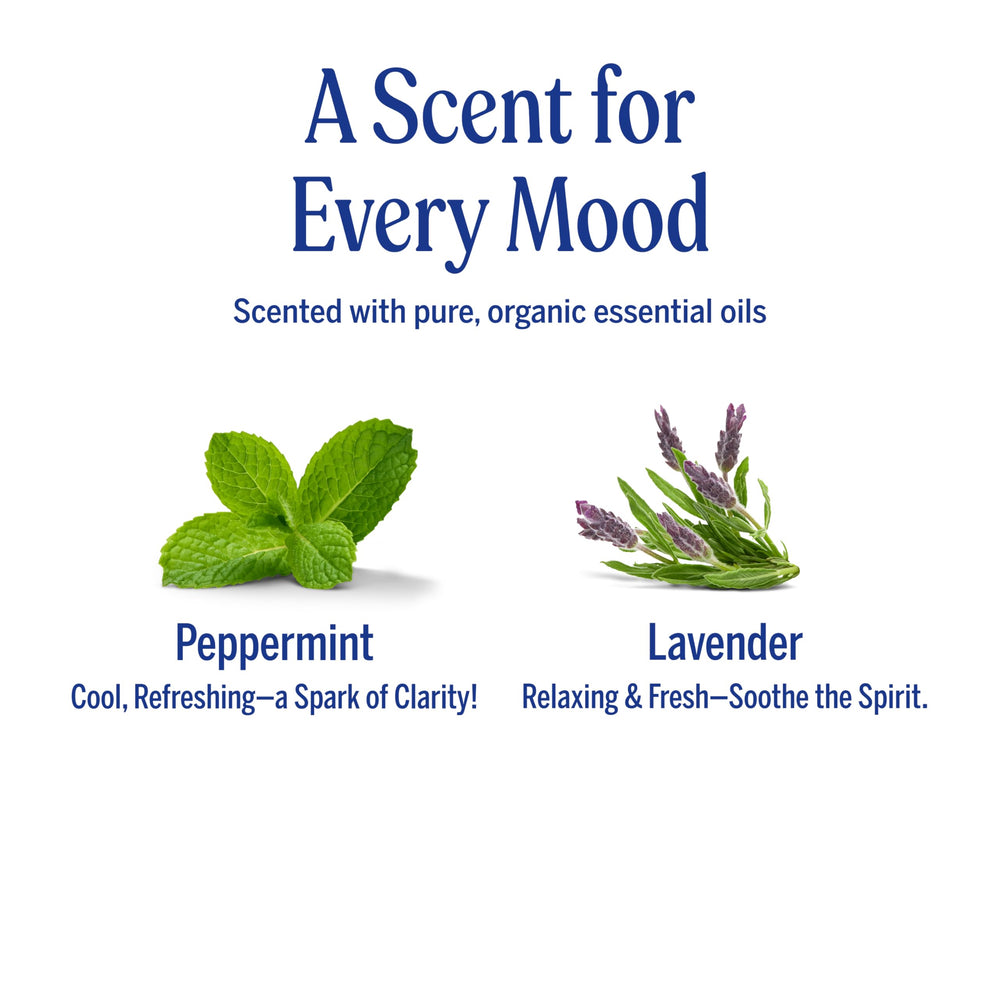 Pouring Dr. Bronner's Organic Hair Crème to emphasize lavender coconut aroma.
