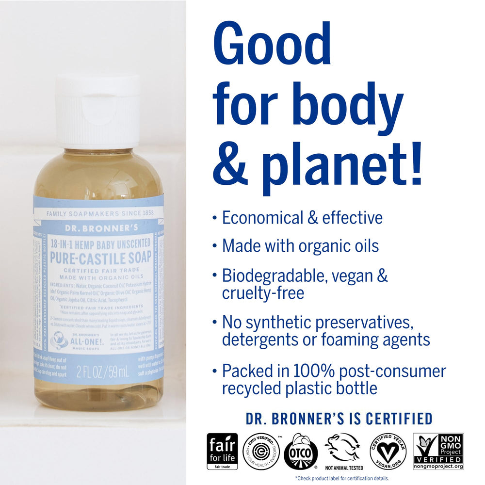 Dr. Bronner's organic palm kernel oil sourced from fair trade farms