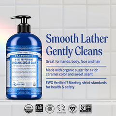 Ingredient list featuring organic shikakai powder for gentle cleansing.