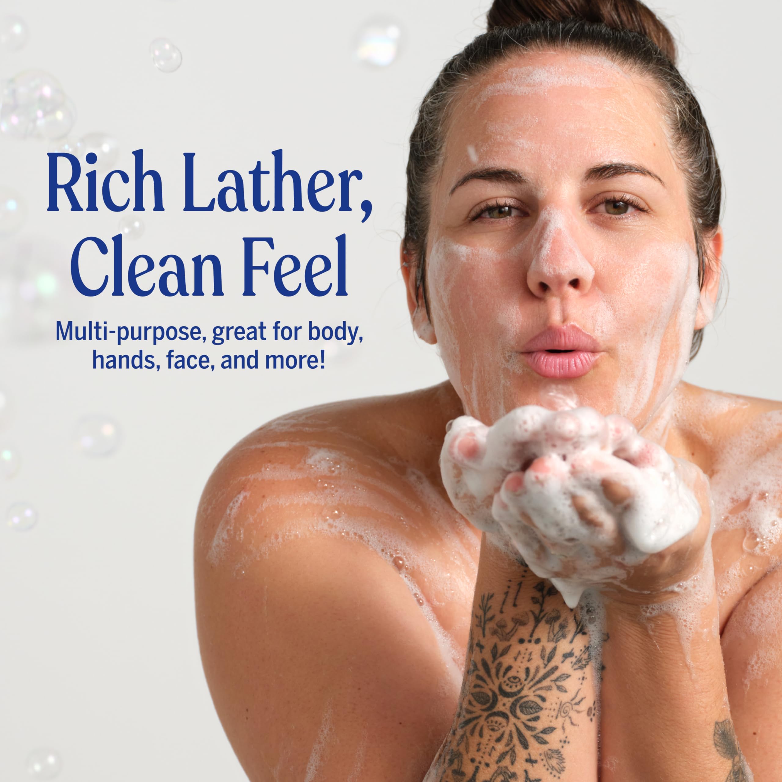 Fresh peppermint leaves evoke natural ingredients for eco-friendly cleaning with Dr. Bronner's.