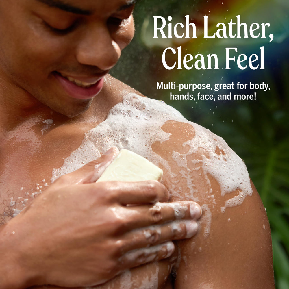 Versatile use as body wash, face cleanser, or shampoo.
