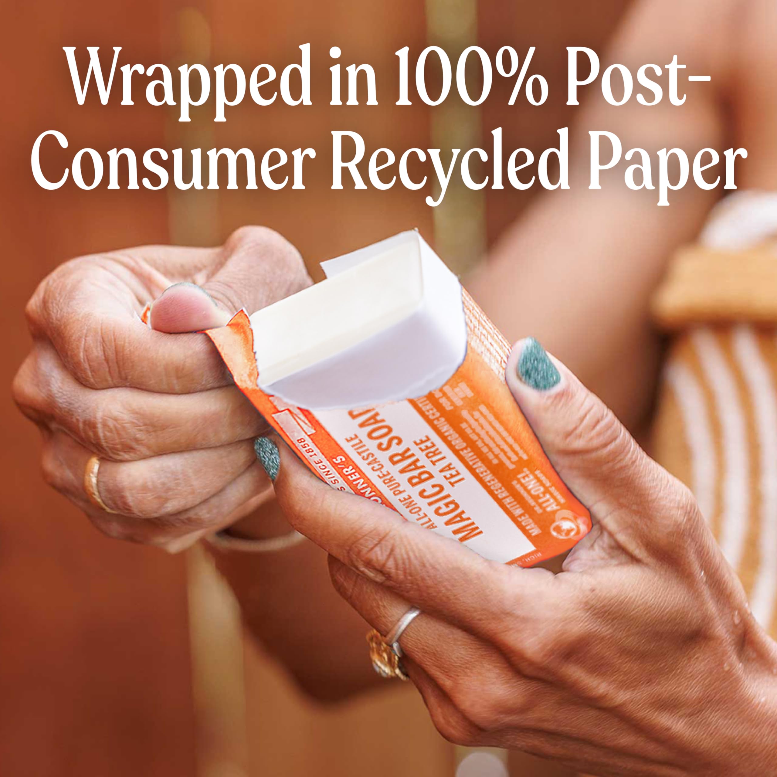 Dr. Bronner's Tea Tree Magic Bar hair cleanse as a shampoo bar option