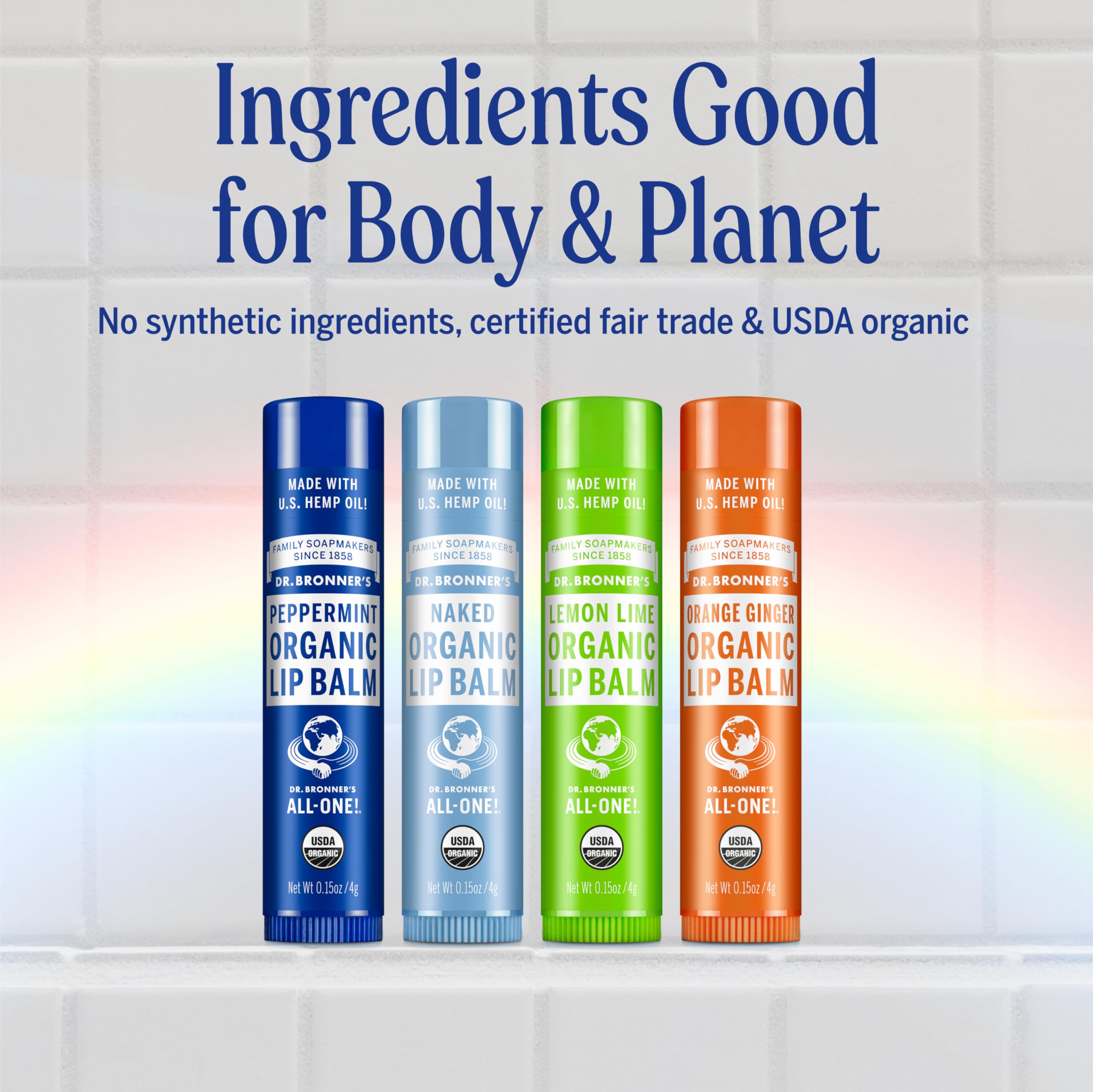 USDA-certified organic formulation free of synthetic chemicals.