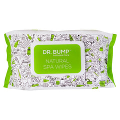 Dr. Bump Intimate Spa Wipes texture close-up showing bamboo fiber softness
