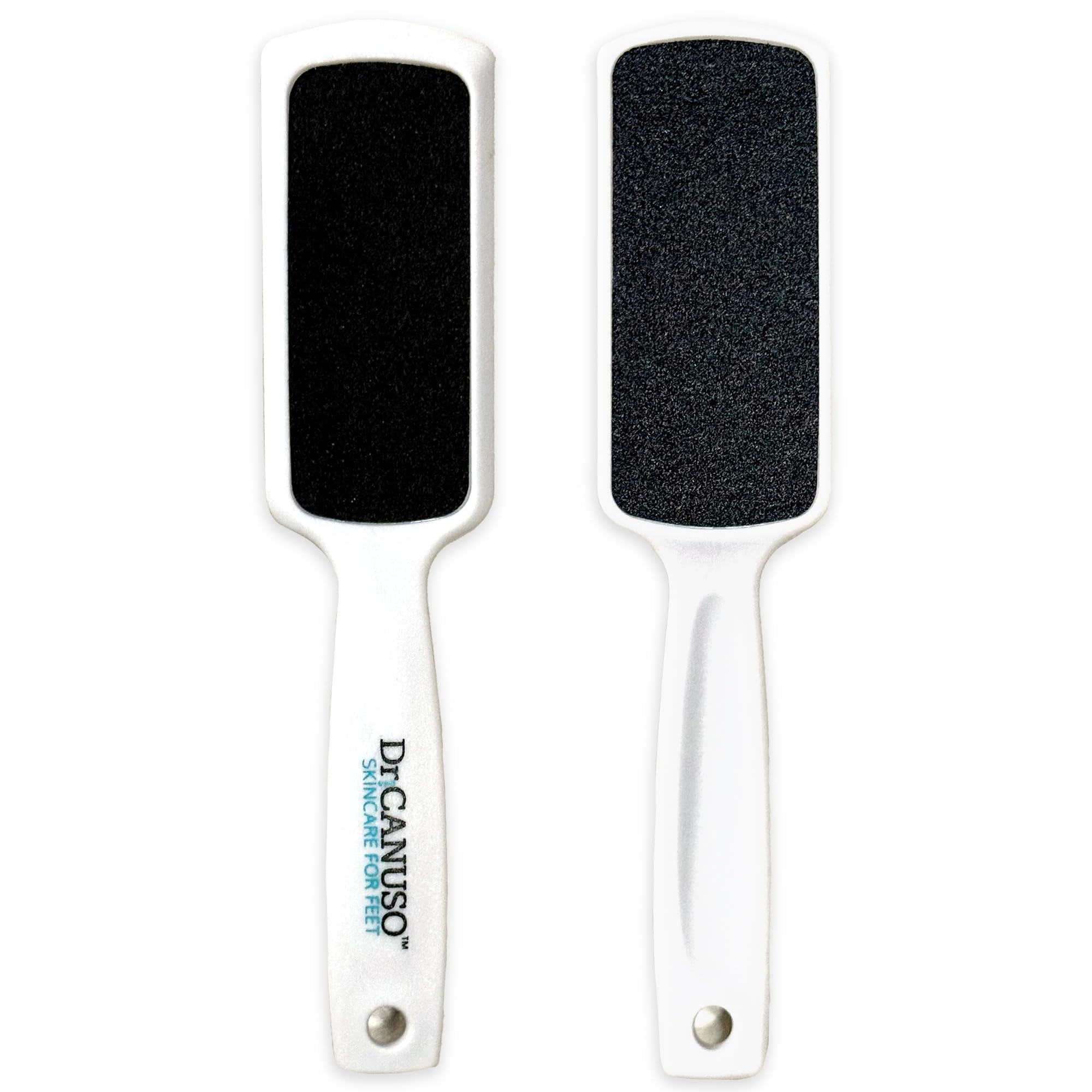 DR CANUSO foot file coarse side for removing thick calluses.