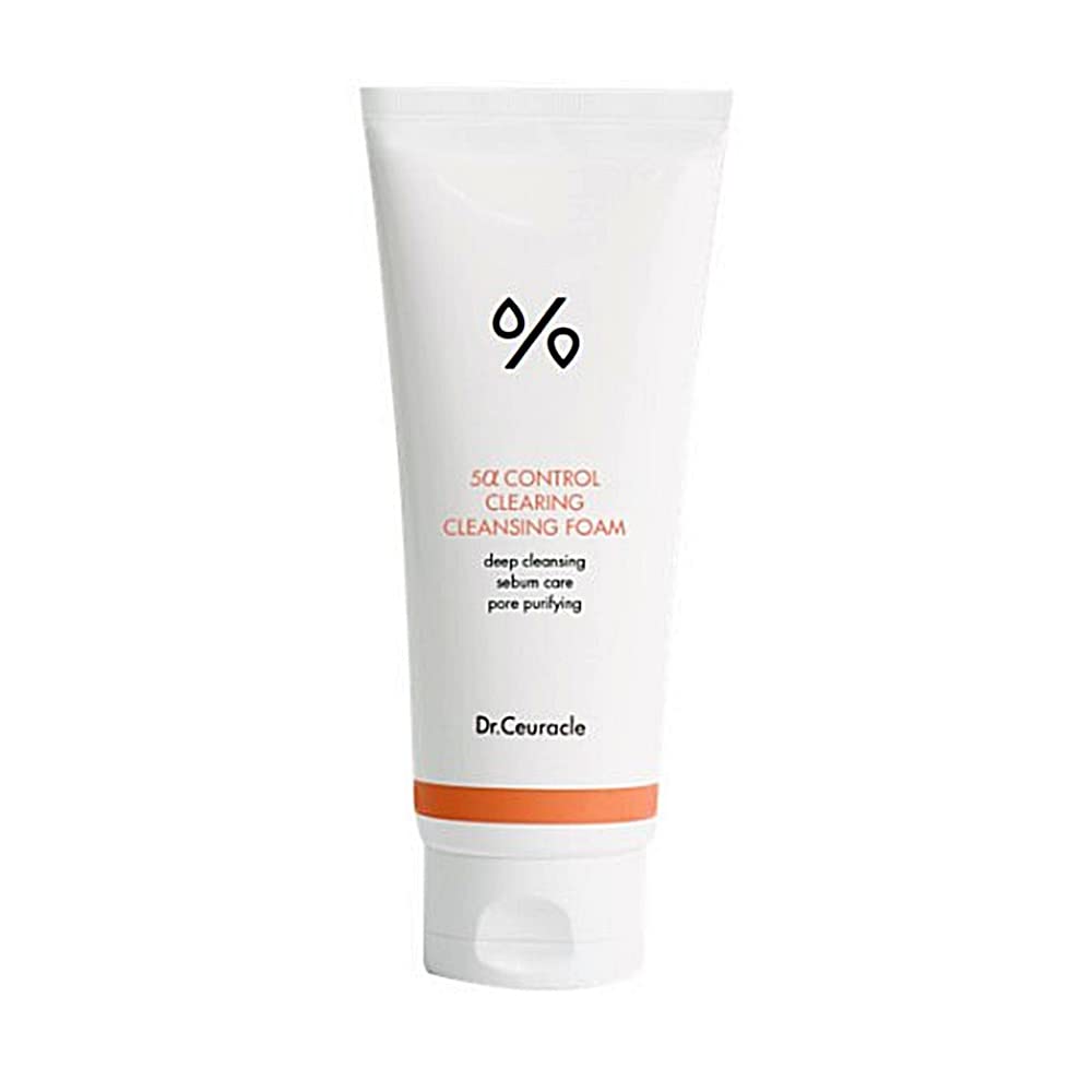 Dr.Ceuracle 5α Control Cleansing Foam bottle for deep cleansing and sebum control