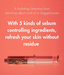 Dr.Ceuracle 5α Control cleansing foam with cinnamon bark extract smooths texture and brightens