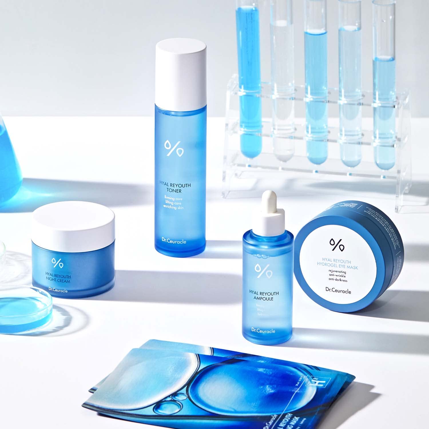 Dr.Ceuracle Hyal Reyouth Ampoule skin glow after hydration