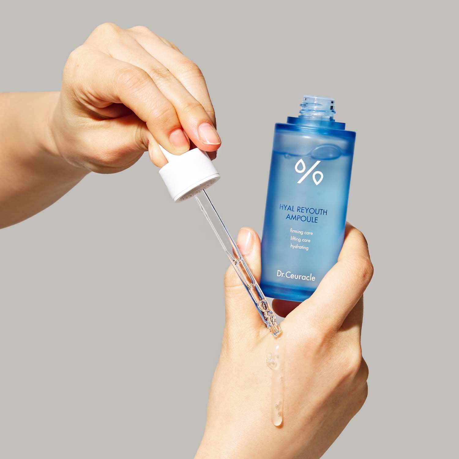 Dr.Ceuracle Hyal Reyouth Ampoule packaging with premium design