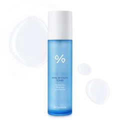 Dr.Ceuracle Hyal Reyouth Toner bottle close-up highlighting hydration