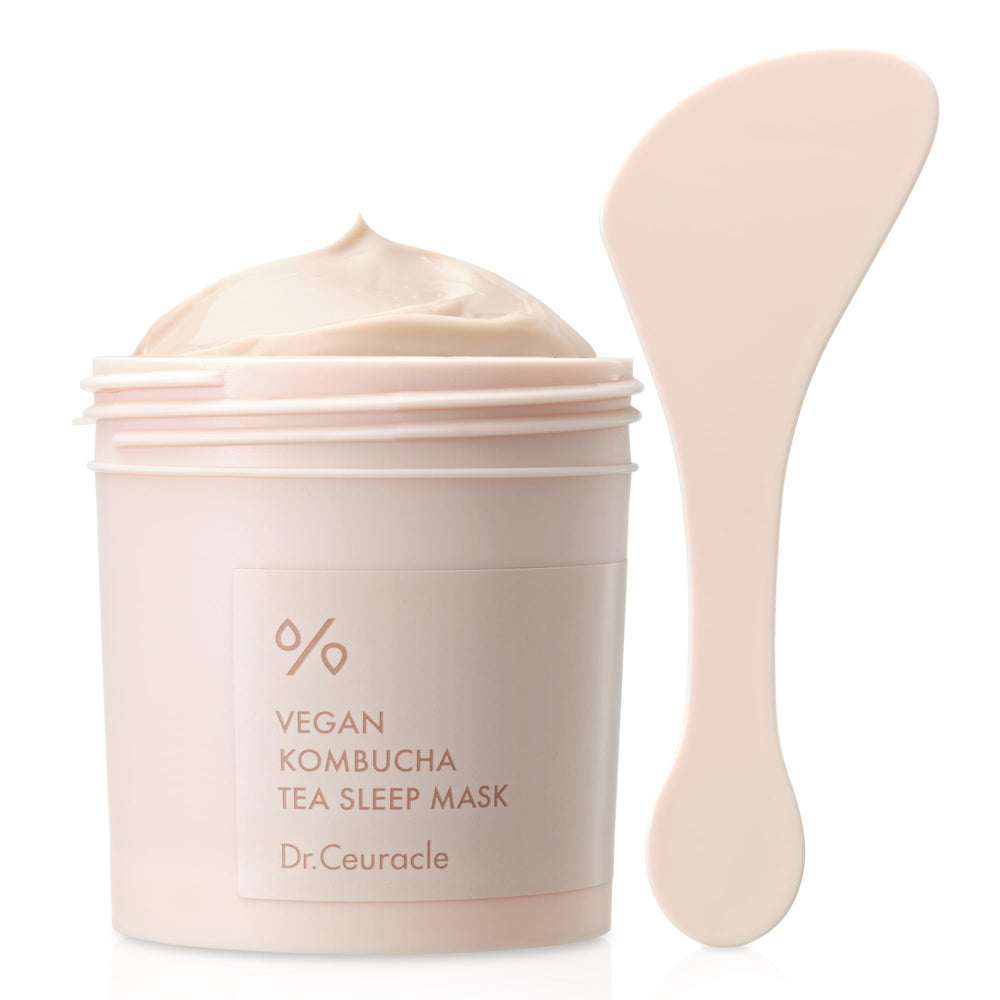 Dr.Ceuracle Leegeehaam Tea Sleeping Mask jar close-up for overnight hydration
