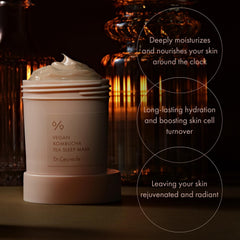 Dr.Ceuracle Leegeehaam Tea Sleeping Mask packaging highlighting vegan formula
