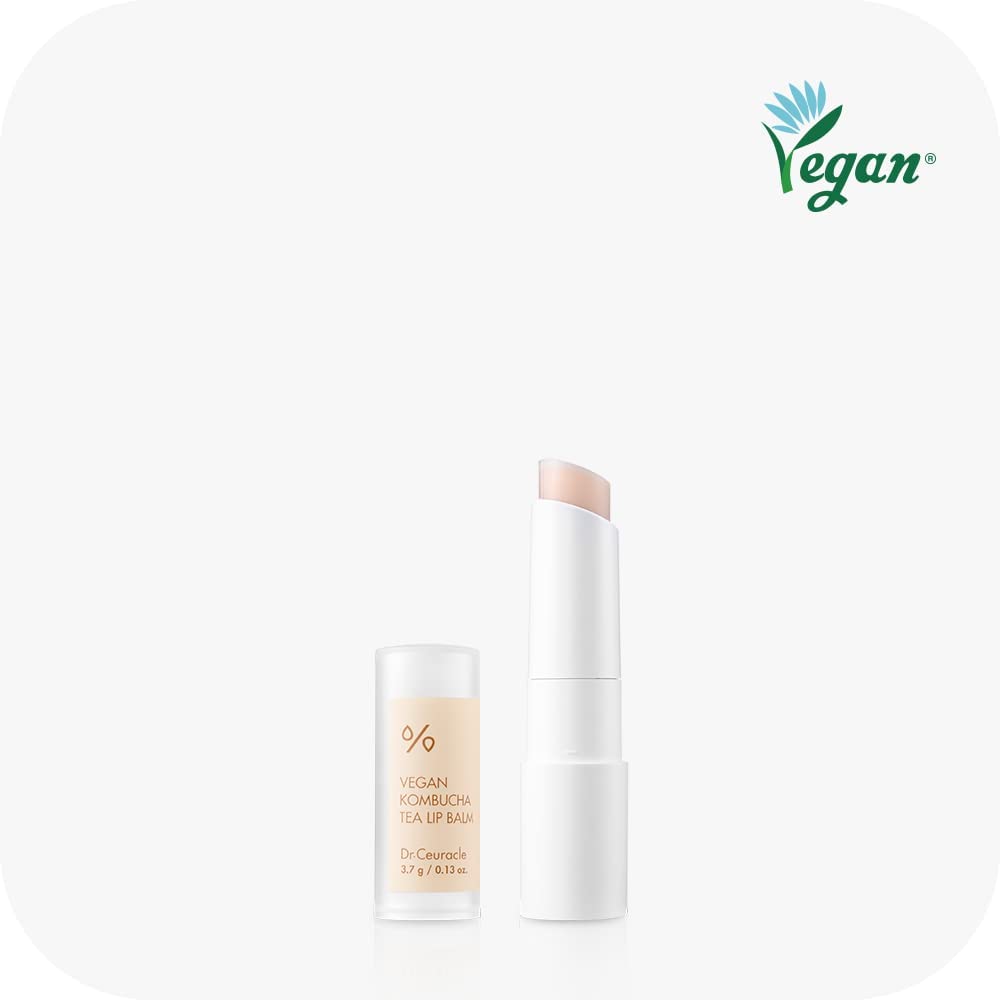 Dr. Ceuracle lip balm in action demonstrates quick absorption and softening