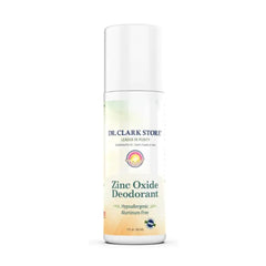 Dr Clark Zinc Oxide Roll-On Deodorant pack of 2, aluminum-free for sensitive skin