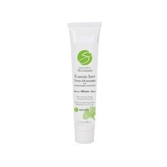 Dr D Schwab Flawless Skin tinted moisturizer bottle for natural coverage and environmental protection