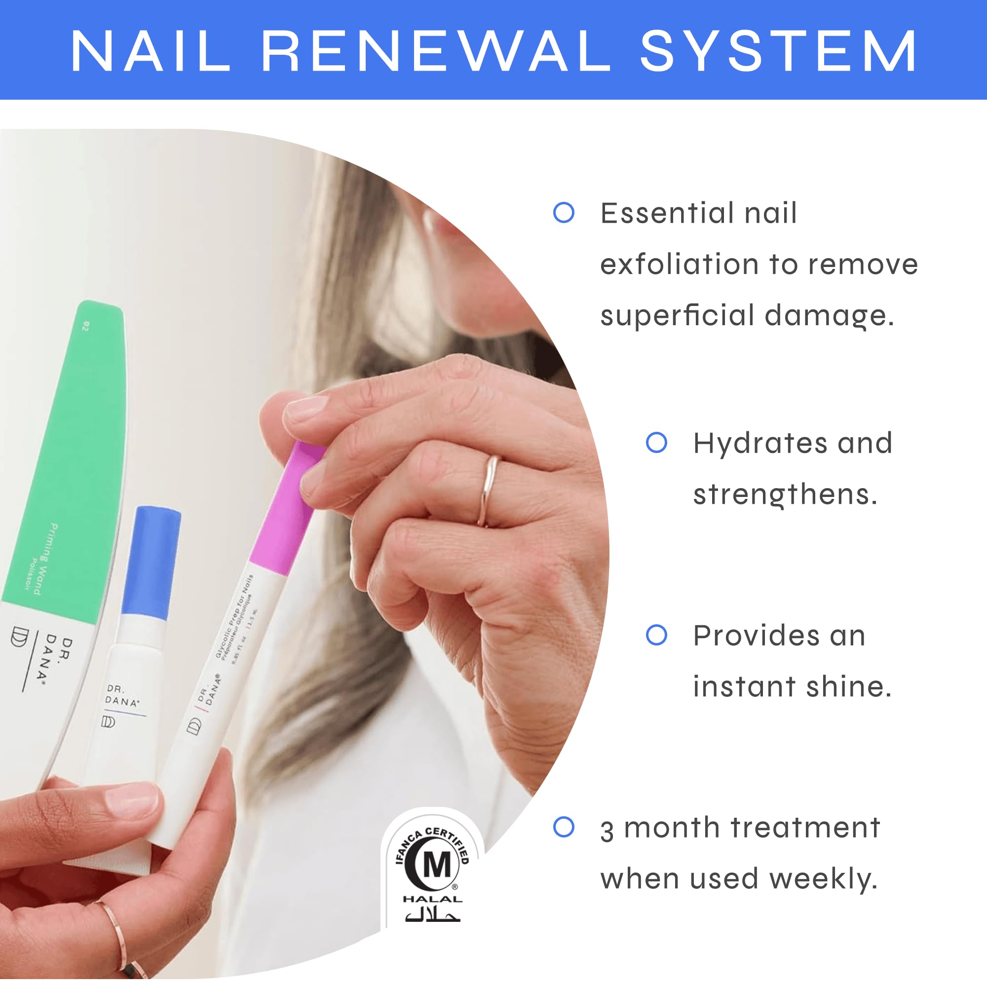 Dr. Dana Repair Kit application wand for precise exfoliation and priming.