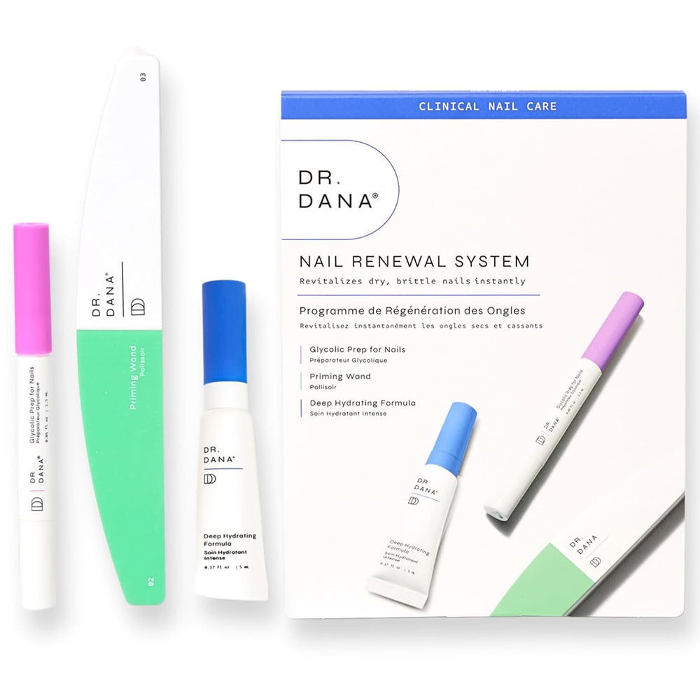 Dr. Dana Nail Repair Kit bottle closeup, nourishing for stronger nails.