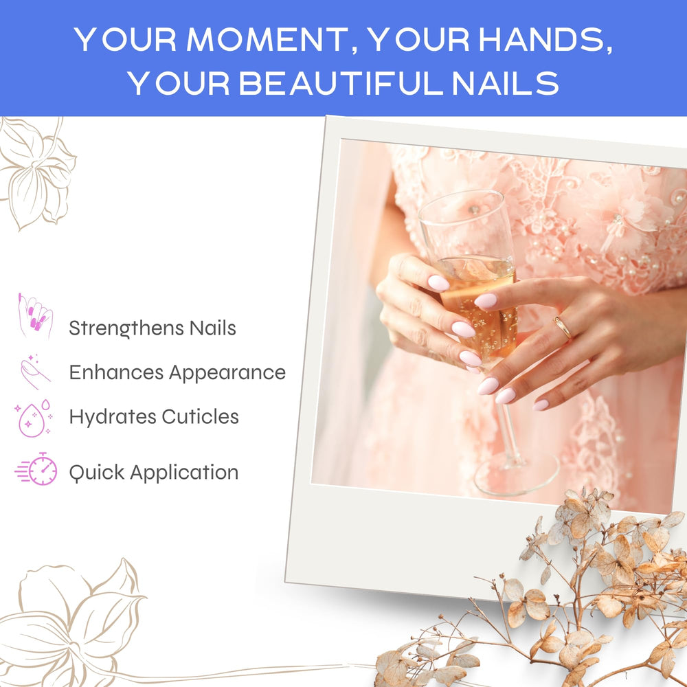 Dr. Dana Nail Repair Kit glossy finish on nails after treatment.