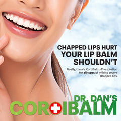 Packaging box display of Dr. Dan's Cortibalm.