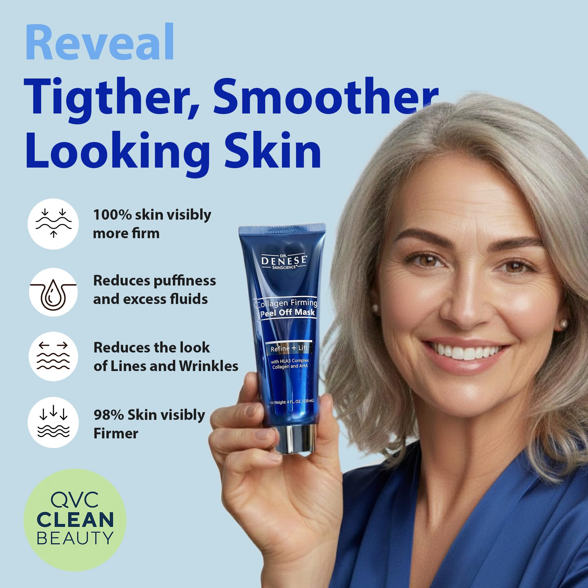 Application scene showing even layer for smoother skin
