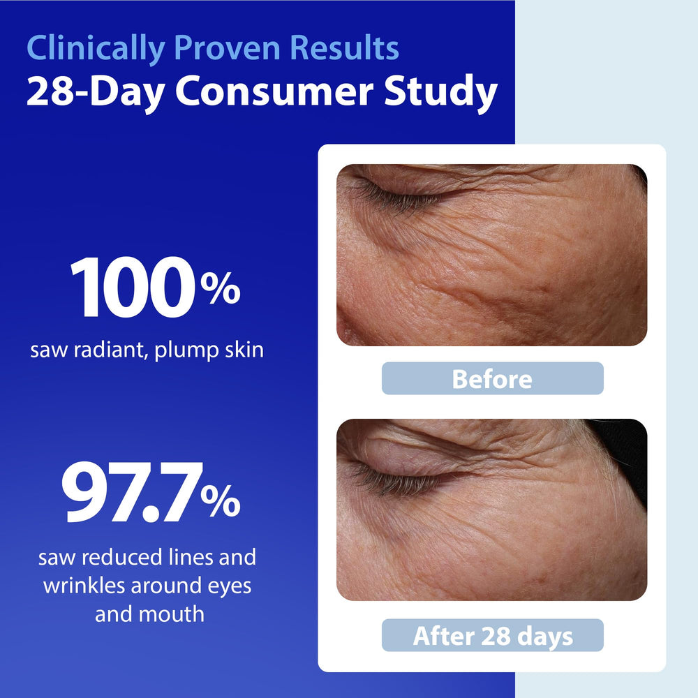 HydroShield Serum layered under makeup for a hydrated, radiant base.