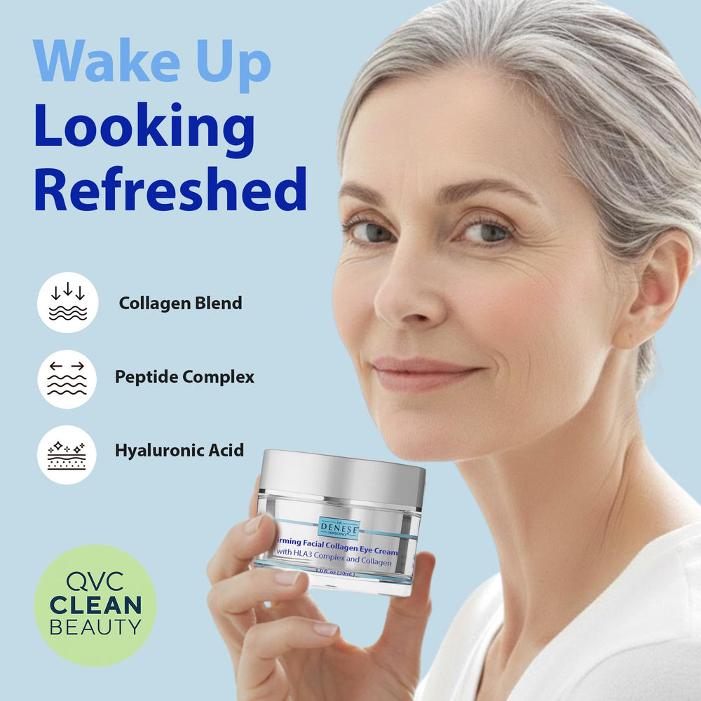 Collagen-rich eye cream reducing puffiness and smoothing fine lines