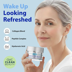 Collagen-rich eye cream reducing puffiness and smoothing fine lines